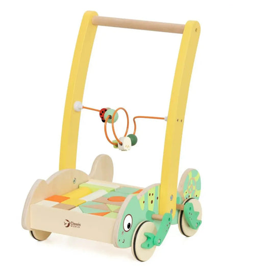 Correpasillos Camaleón con Bloques de Construcción