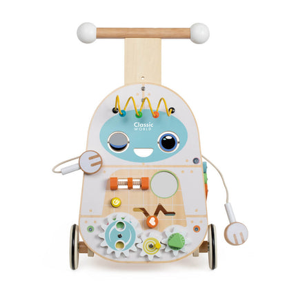 detalle de brazos magnéticos del correpasillos robot