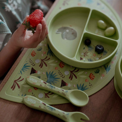 Cubiertos de silicona - Cracky el Dinosaurio