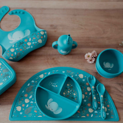 Cubiertos de silicona - Chewy el Elefante