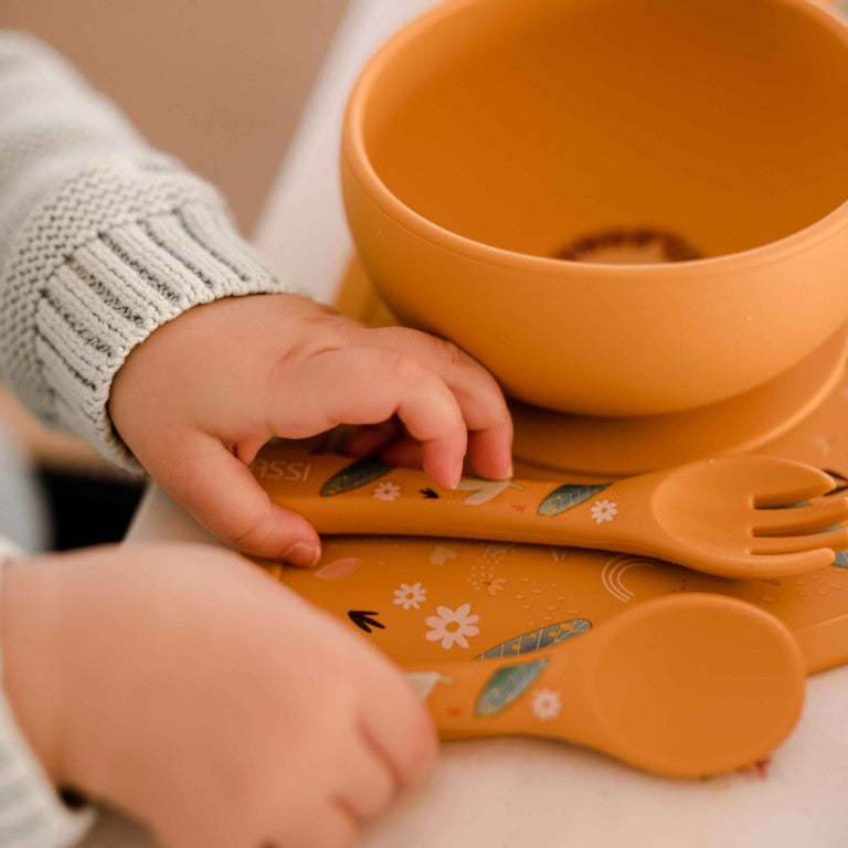 Cubiertos de silicona - Chompy el León