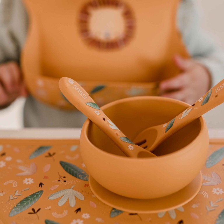 Cubiertos de silicona - Chompy el León