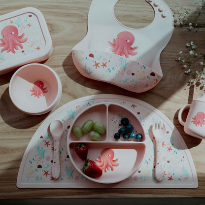 Cubiertos de silicona - Slurpy el Pulpo