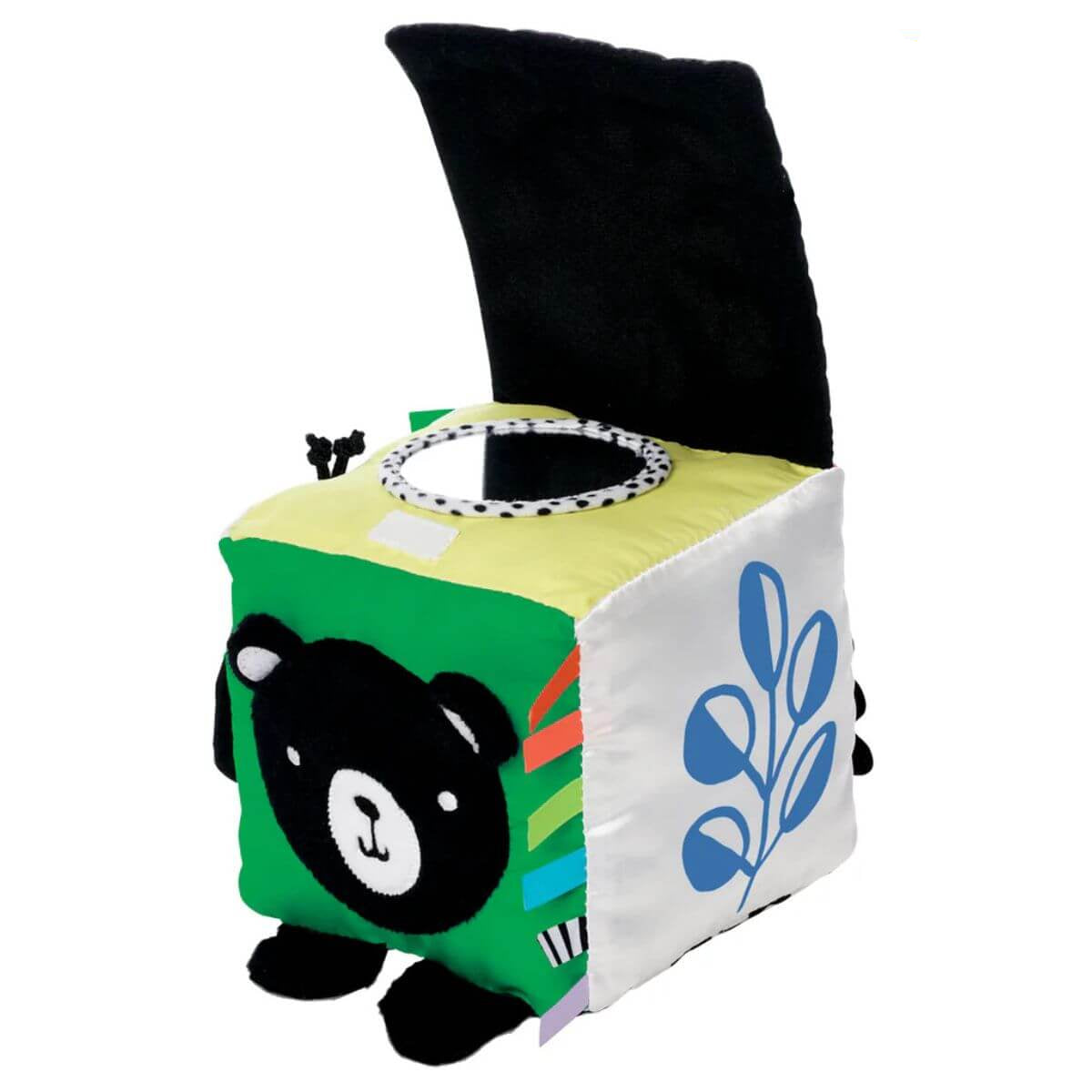 Cubo de descubrimiento sensorial Wimmer de la marca Manhattan Toy para bebés