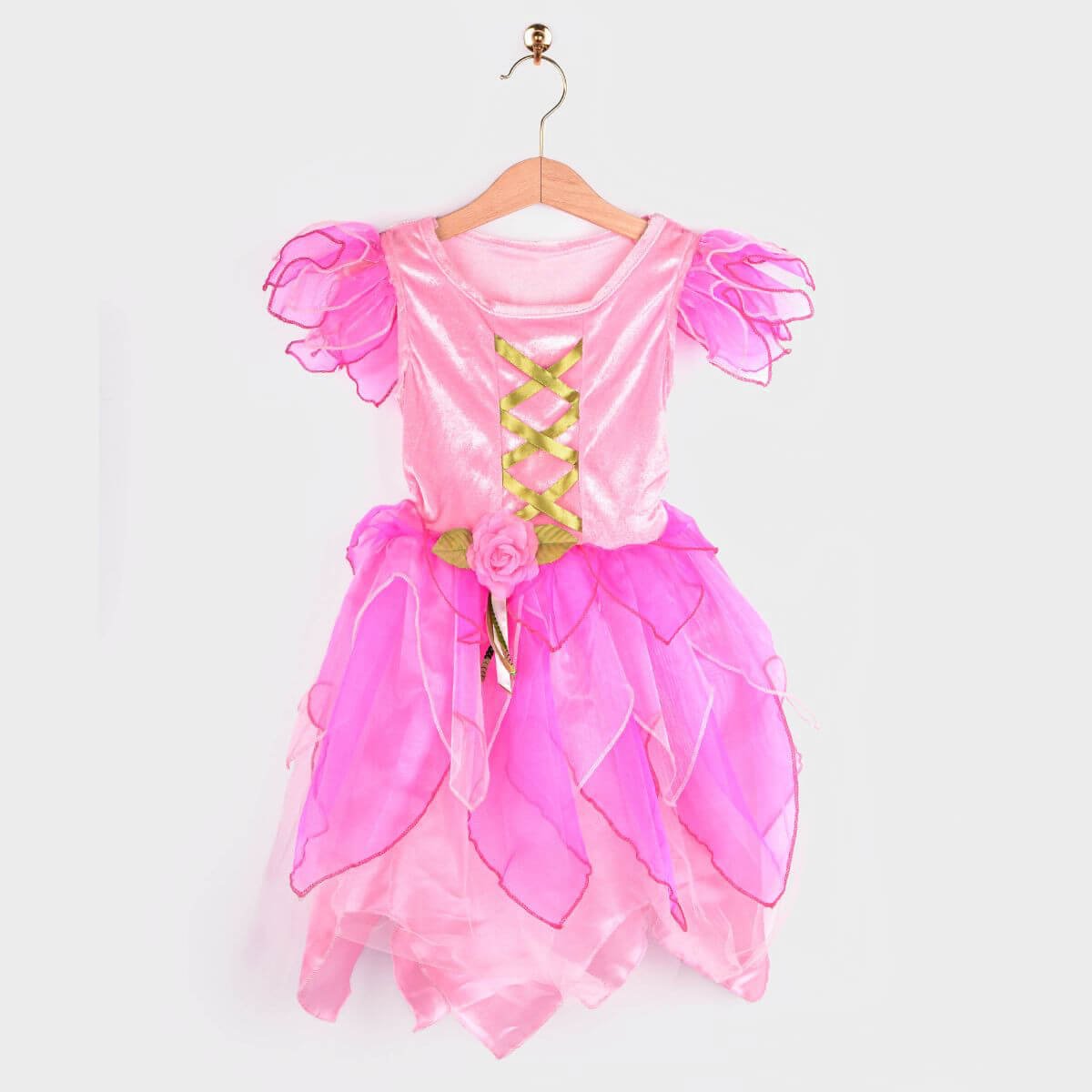 Disfressa Fada Rosa amb Ales, Diadema i Vareta