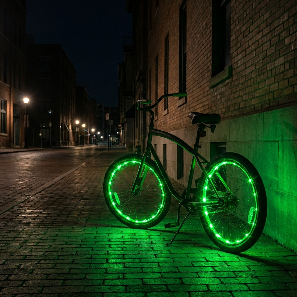 Llum LED per a llanta de bicicleta