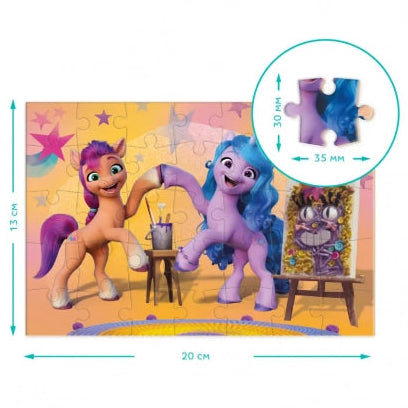 Medidas del mini Puzzle My Little Pony Amigas de 30 piezas de Dodo