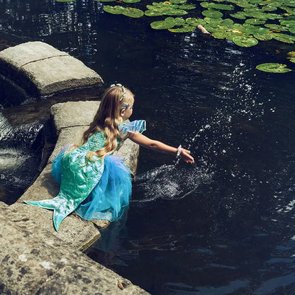 Disfraz Sirena Maryna vestido (3-4 años)