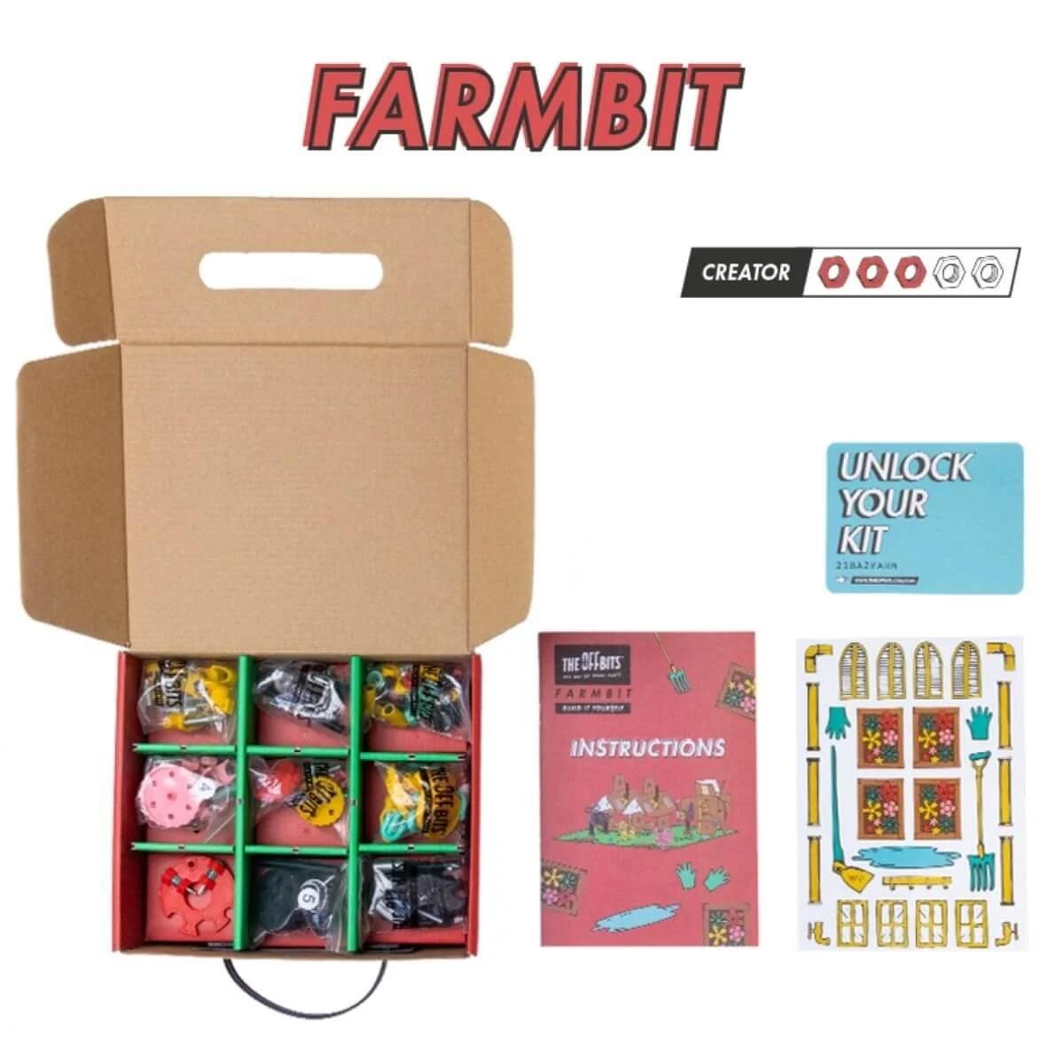Joc de construcció de robots FarmBit