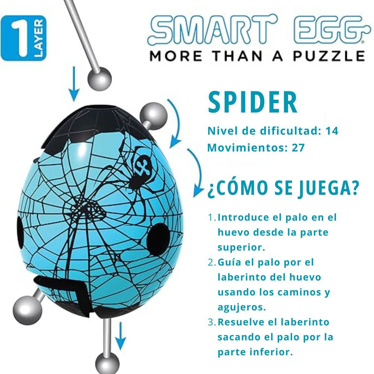 Joc de Laberint Smart Egg - Aranya