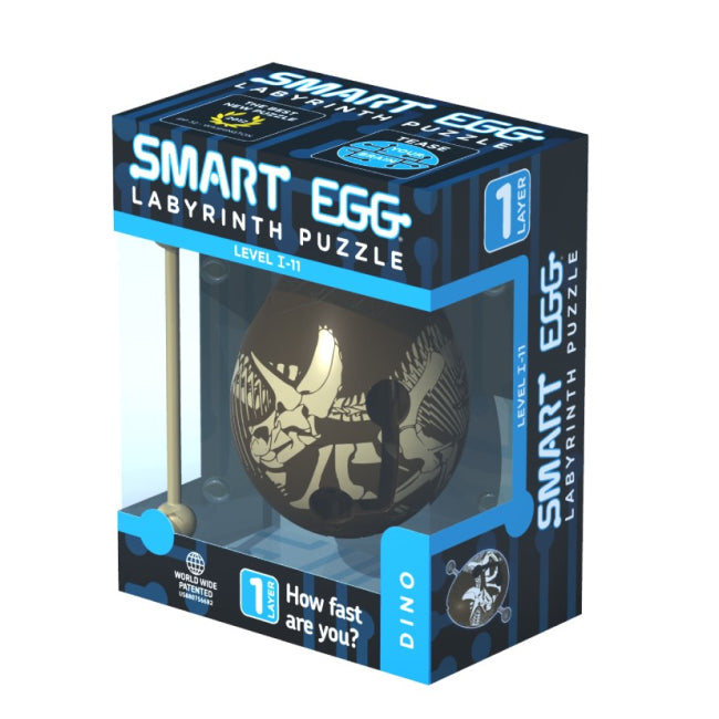 Packaging del Juego Labertino Smart Egg Dinosaurio para niños a partir de 6 años