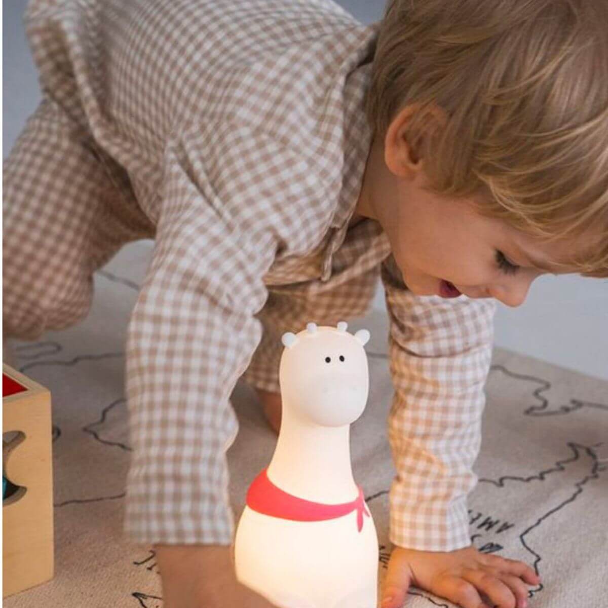 Llum de silicona Girafa amb 3 bufandes