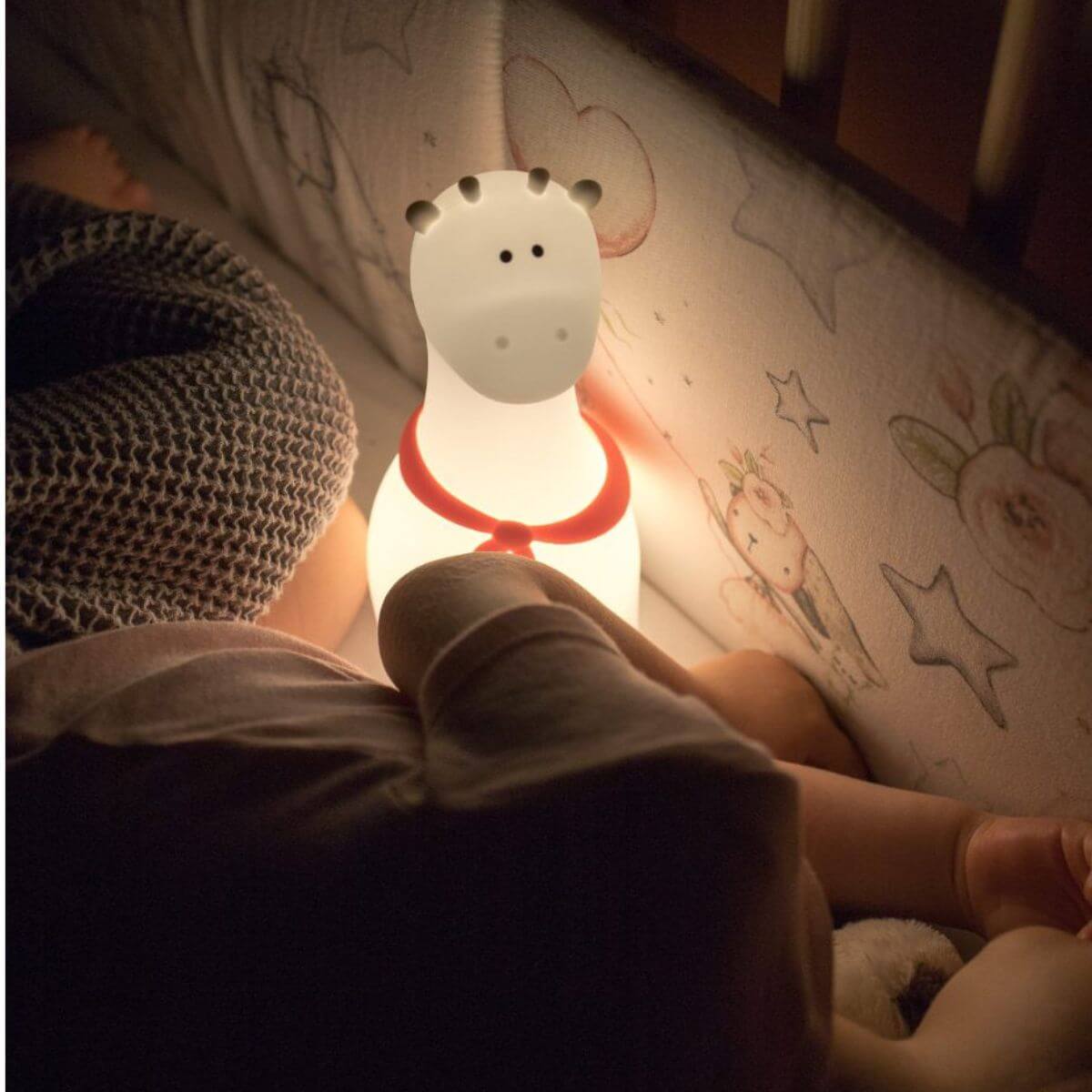 Llum de silicona Girafa amb 3 bufandes