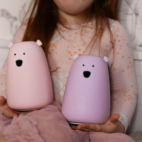 Llum de silicona Ós Lavanda