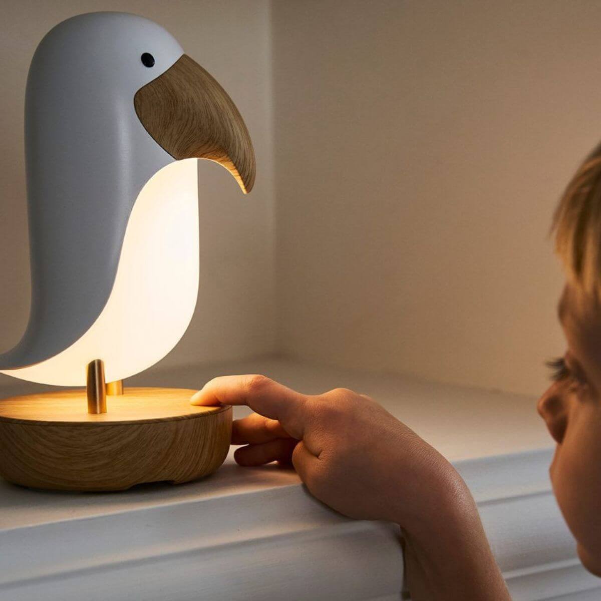 Lámpara Pájaro Blanco - imagen 5