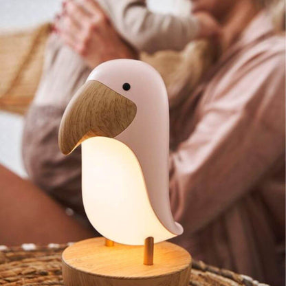 Llum Ocell Rosa amb altaveu