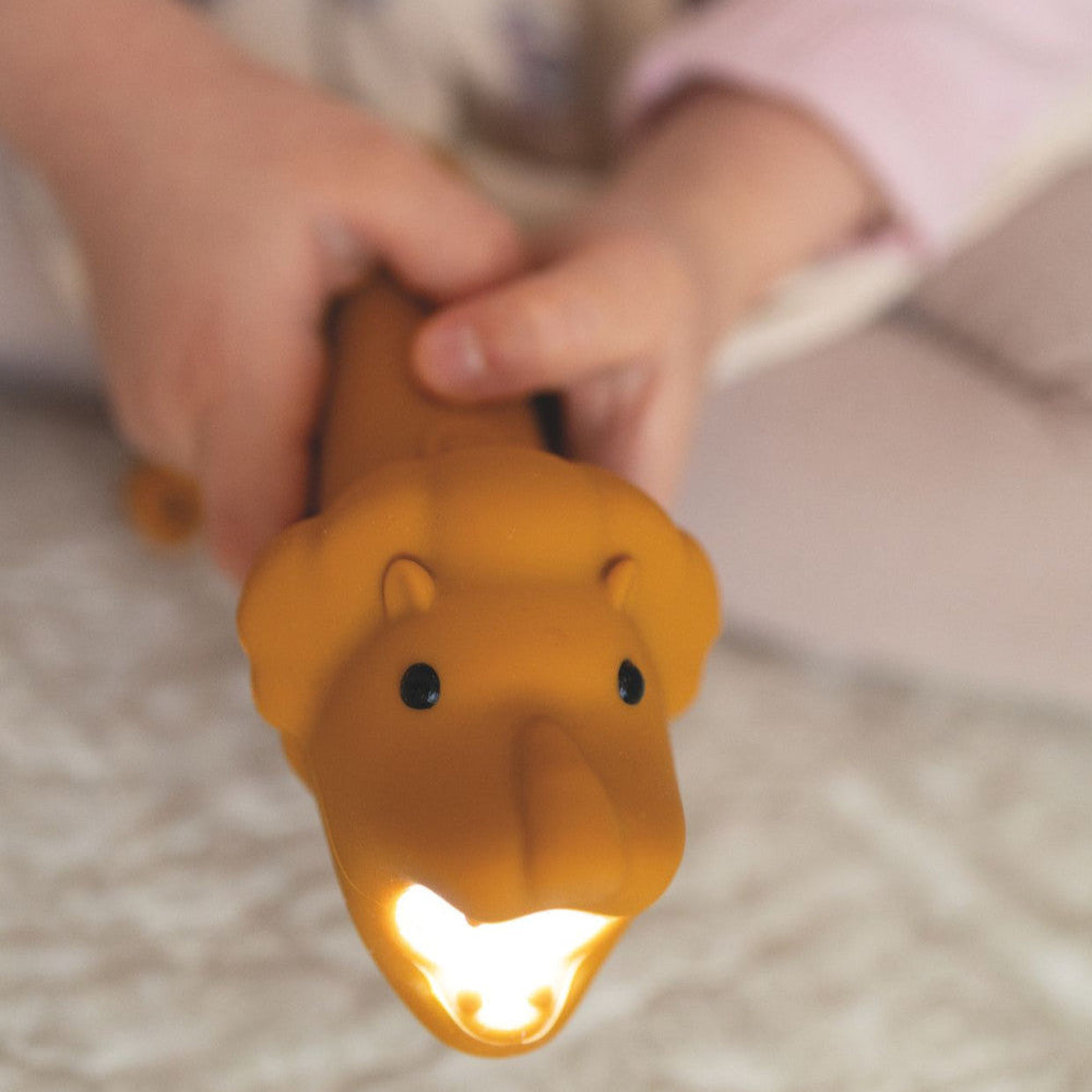 Linterna infantil silicona León Leo