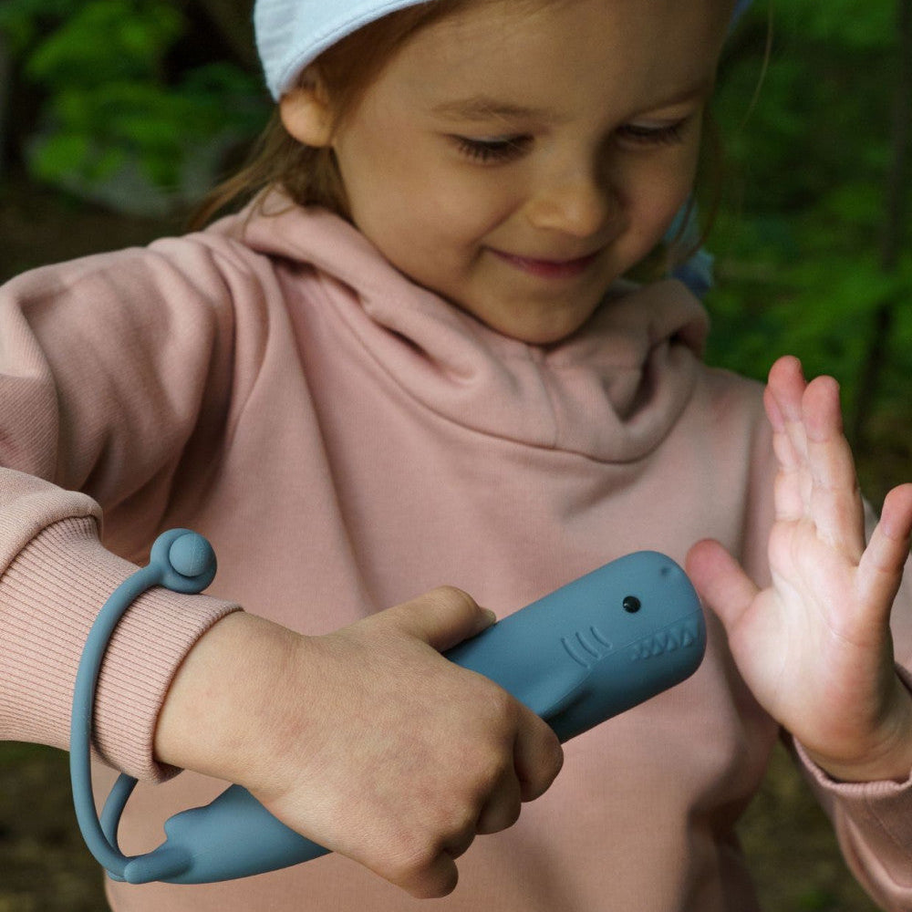 Linterna infantil de silicona tiburón Sharky