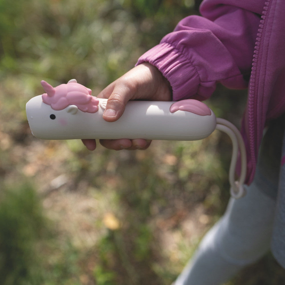Linterna infantil silicona Unicornio Pinky
