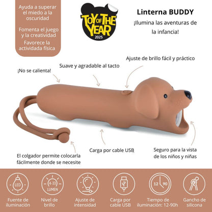 Linterna infantil de silicona Buddy