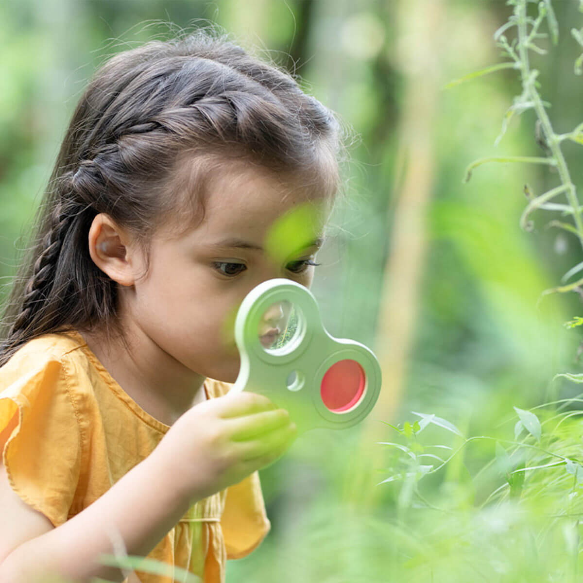 juguete de exploración infantil para observar elementos de la naturaleza