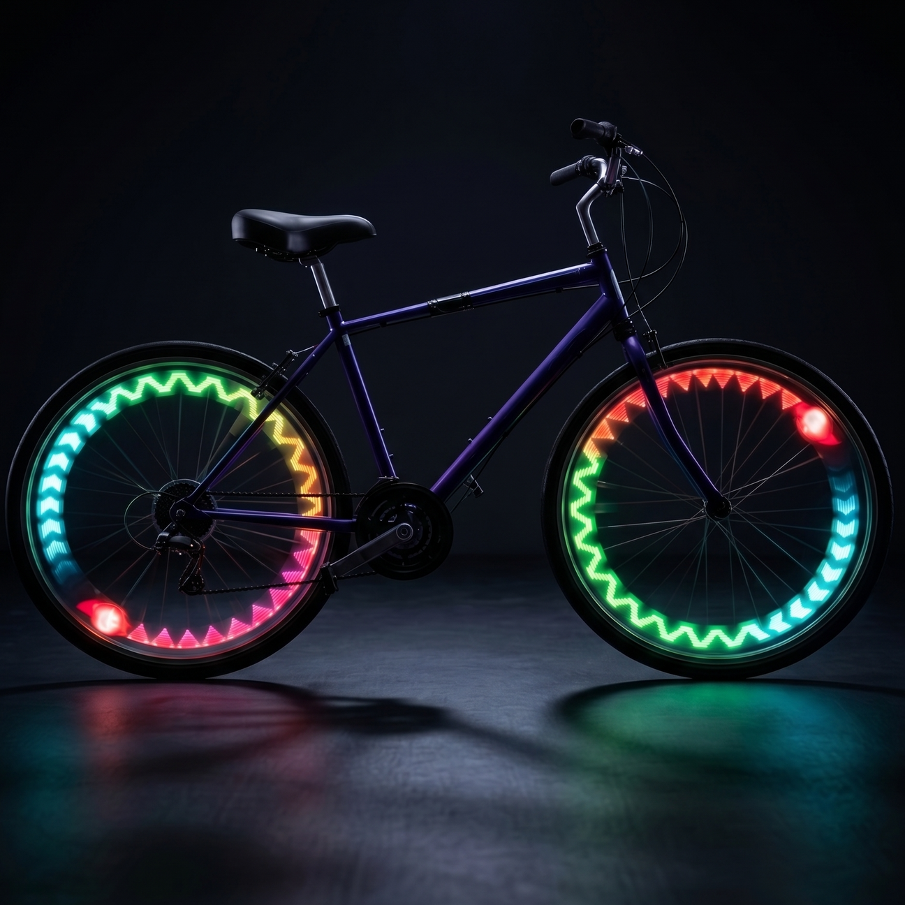 Formas luminosas Brightz para radio de bicicleta 