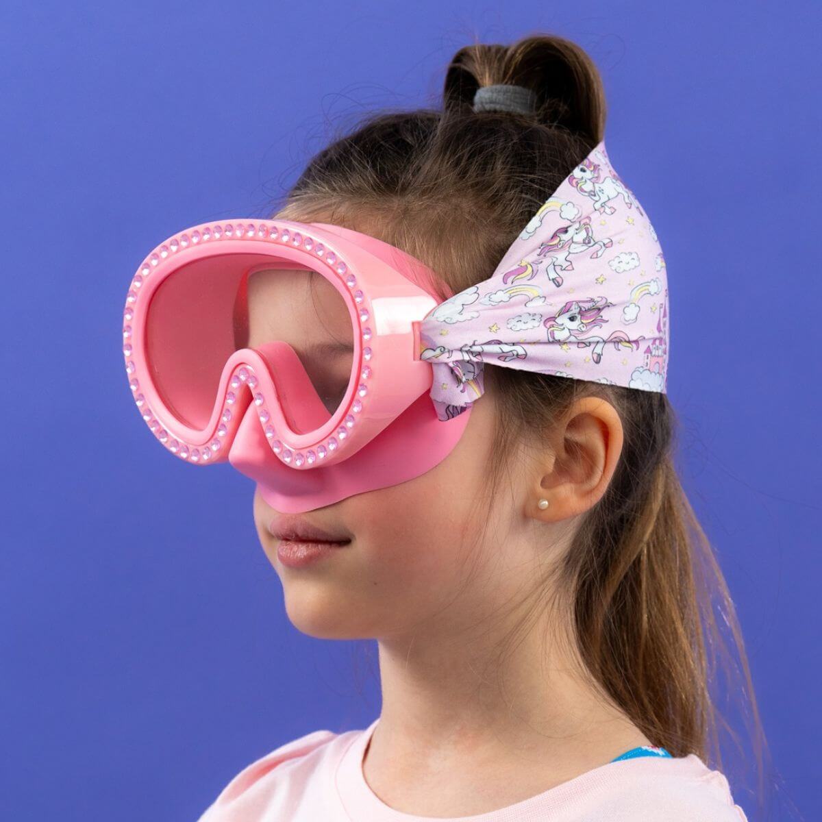 Màscara de Busseig amb Banda Ajustable Diamants Unicorn