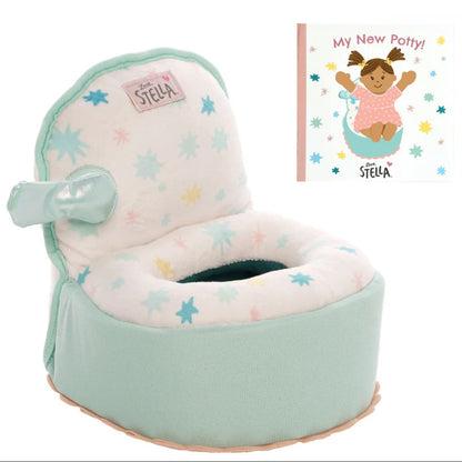 orinal de juguete blandito Love Stella con cisterna sonora Manhattan Toy
