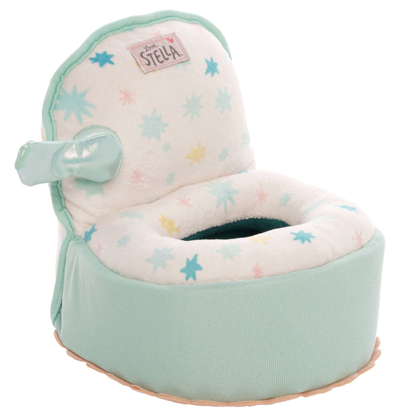 detalle de la cisterna del orinal de juguete Love Stella con sonido real para niños a partir de 12 meses
