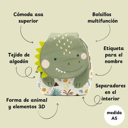 Mini Motxilla Infantil Dinosaure