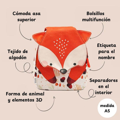 Mini Mochila Infantil - Crunchy el Zorro