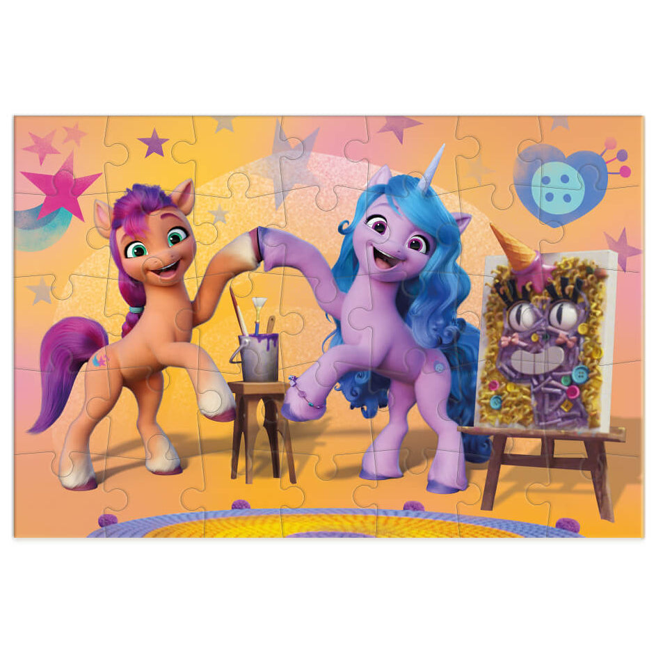 Mini Puzzle My Little Pony Amigas de 30 piezas de Dodo para niños a partir de 3 años
