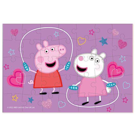 Mini Puzzle de Peppa Pig Amigas de 35 piezas de Dodo para niños a partir de 3 años