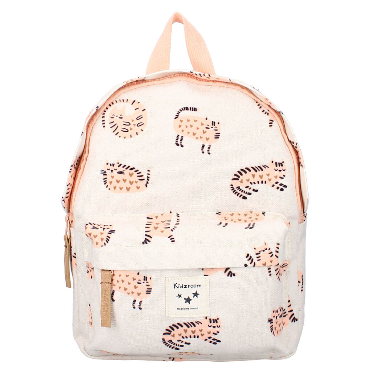 Mochila infantil Gatos beige