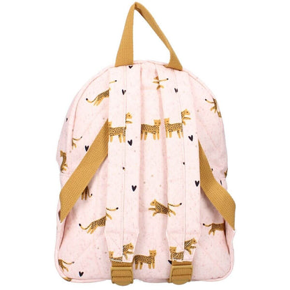 Mochila infantil Leopardos rosa