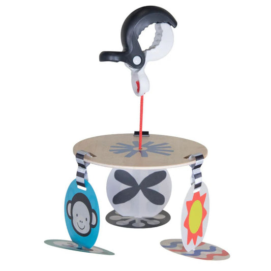 Móvil de estimulación visual de alto contrasto Wimmer de la marca Manhattan Toy para bebés