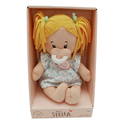 packaing de la muñeca muñeca Peach Love Stella para bebés de Manhattan Toy

