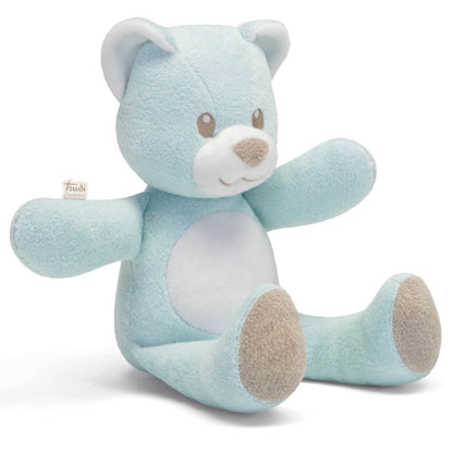 Oso de peluche de color azul para recién nacidos, ideal regalo de nacimiento