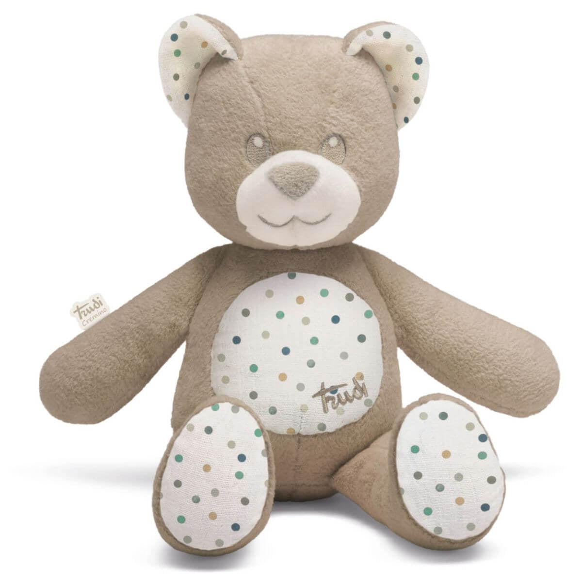 Osito de peluche para bebés recién nacidos de color beige de la marca italiana Trudi