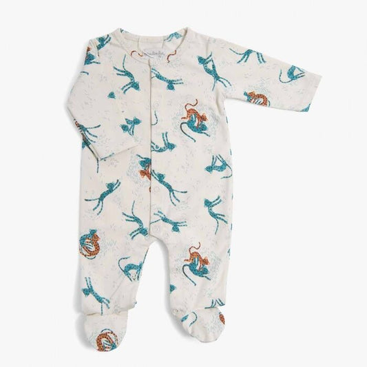 pijama de algodón para bebé de 0 a 12 meses de Moulin Roty de la colección Baobab