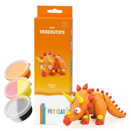 plastilina interactiva triceratops Hey Clay 3 botes