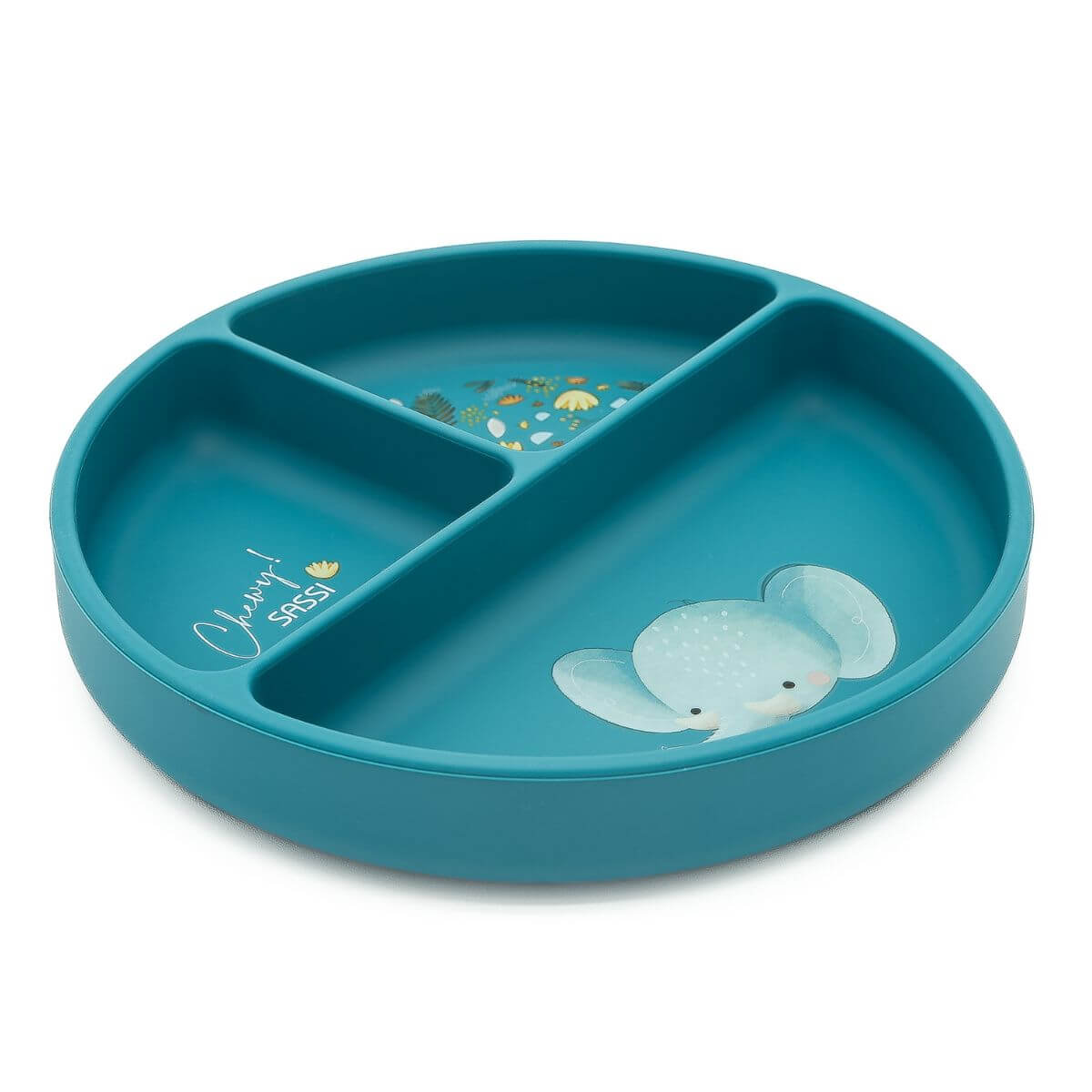 Plato de silicona Elefante