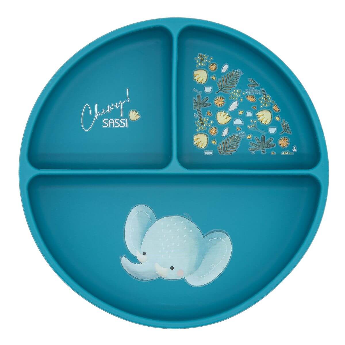 Plato de silicona Elefante