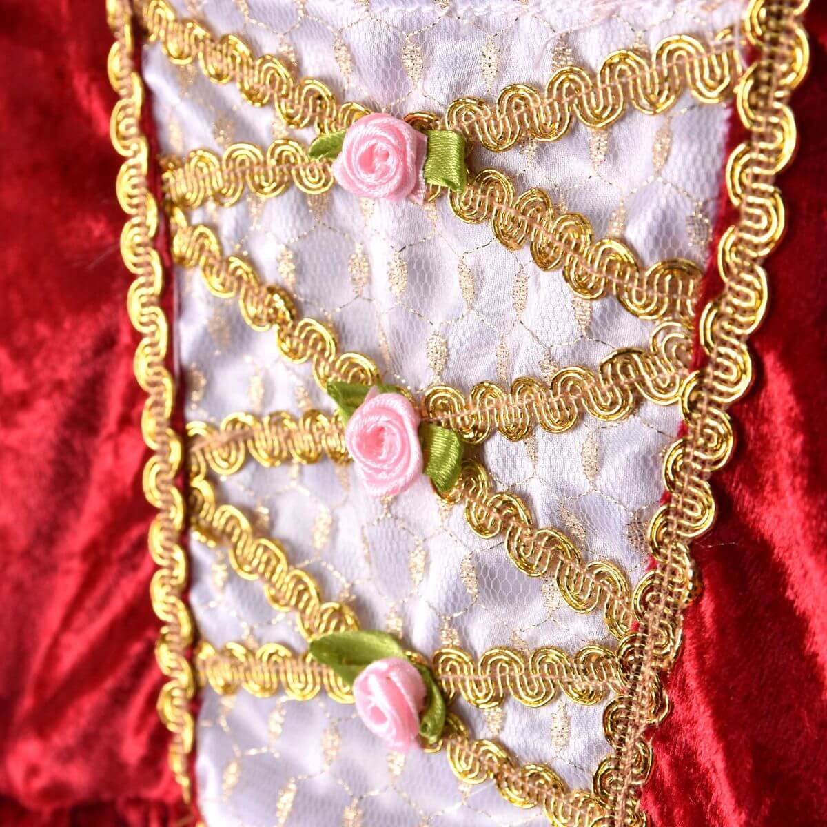 Disfraz Princesa Rojo Terciopelo