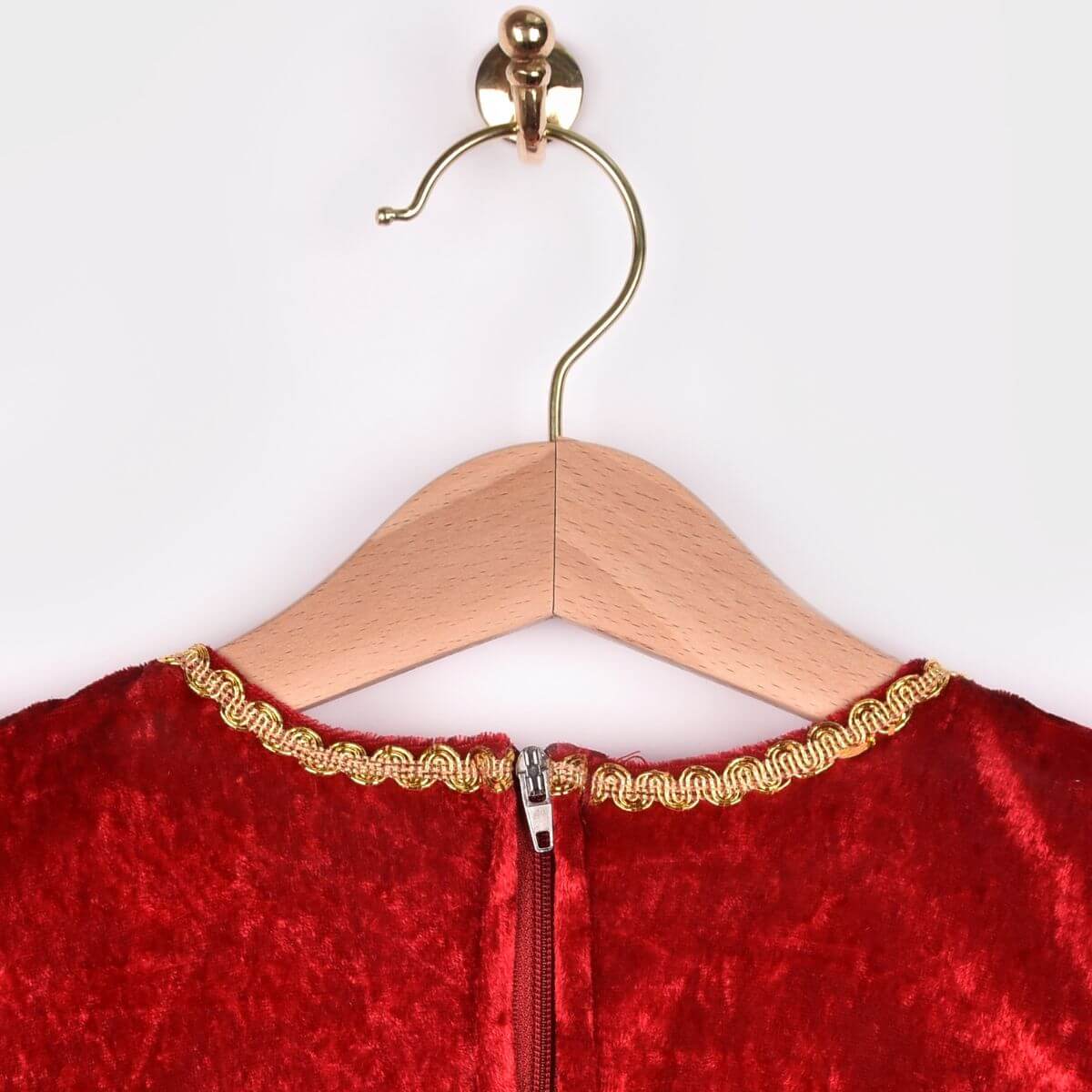 Disfraz Princesa Rojo Terciopelo