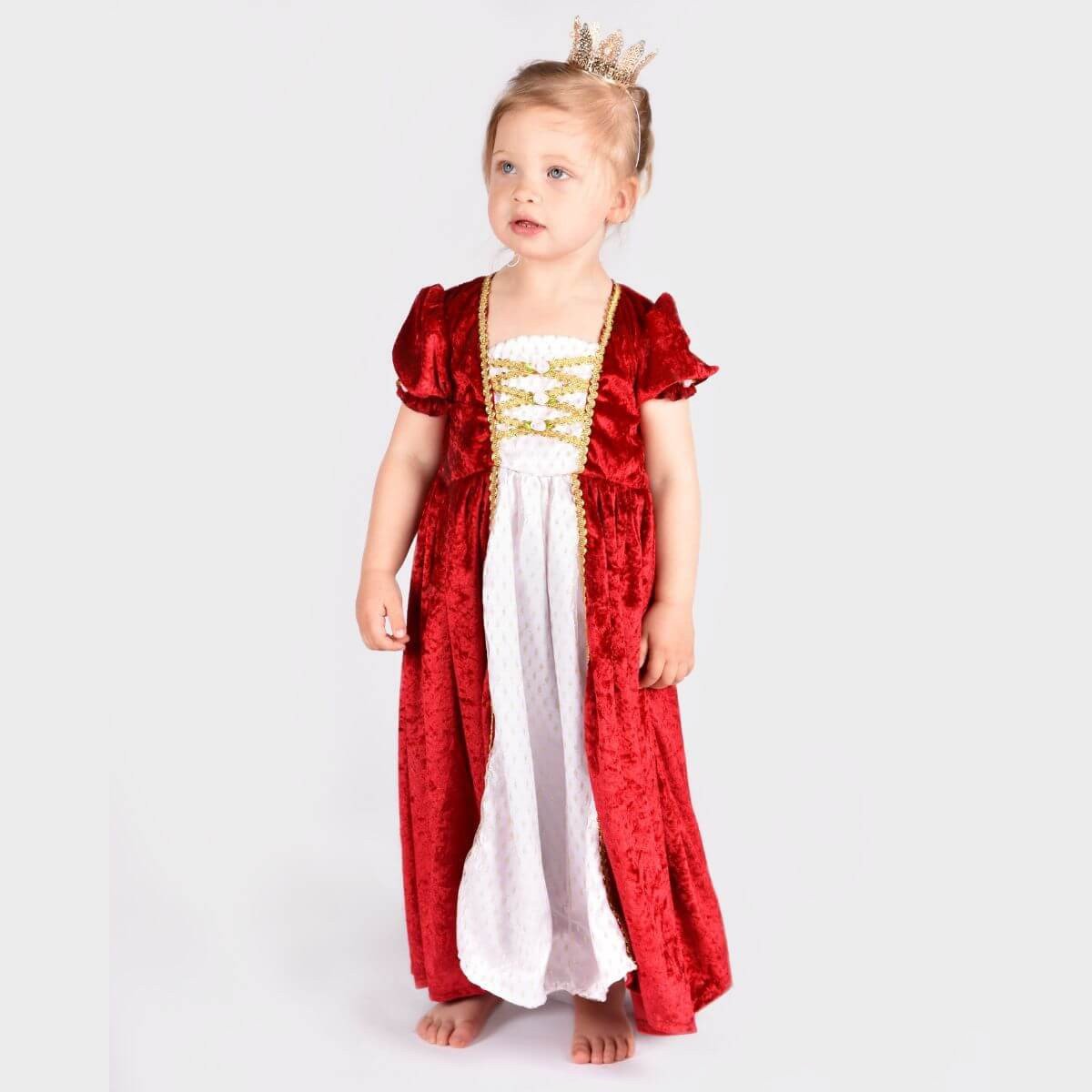 Disfraz Princesa Rojo Terciopelo