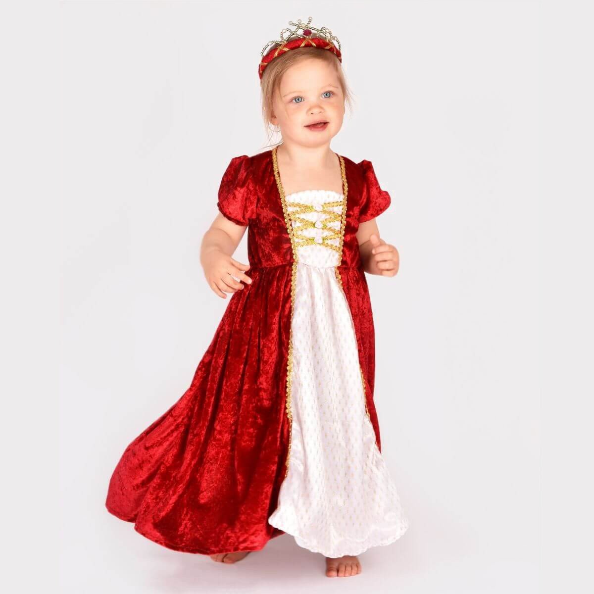 Disfraz Princesa Rojo Terciopelo