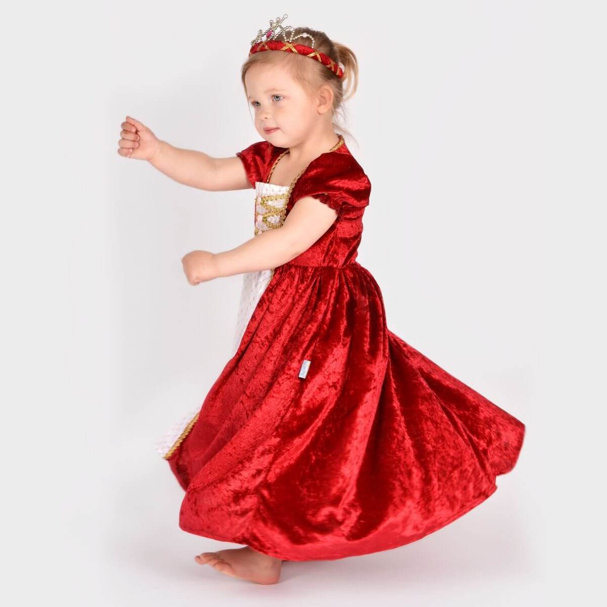 Disfraz Princesa Rojo Terciopelo