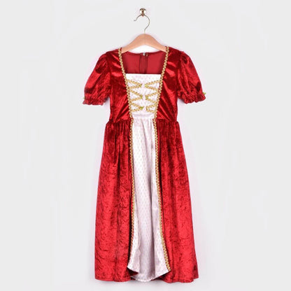 Disfraz Princesa Rojo Terciopelo