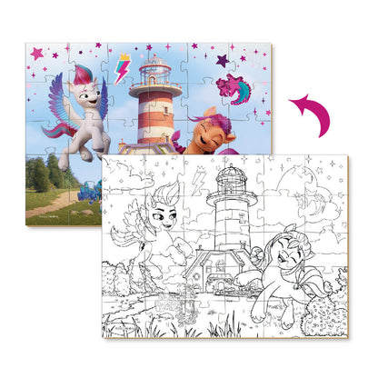 Dos caras del Puzzle para colorear My Little Pony Faro (30 piezas) de Dodo